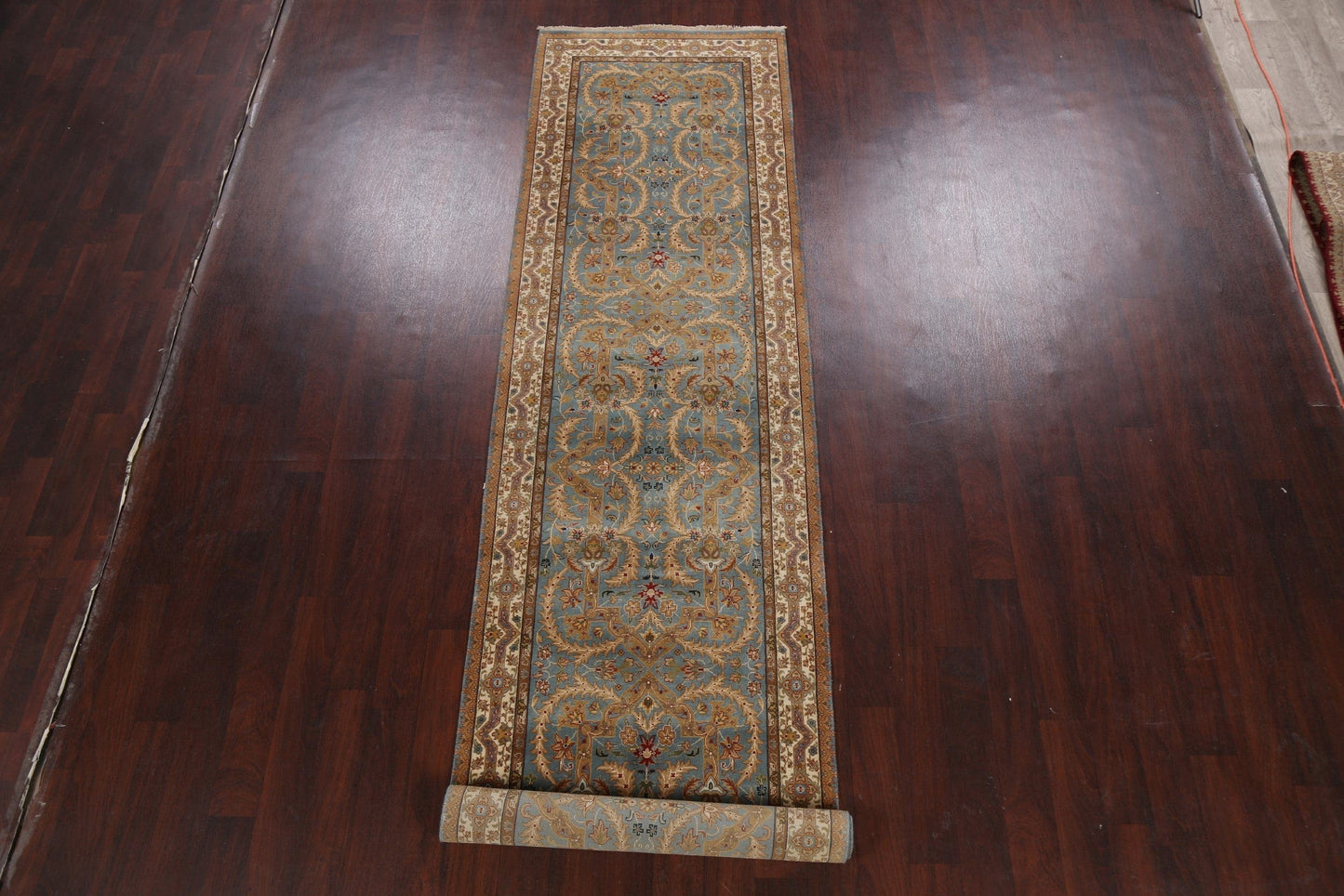 100% Vegetable Dye Ziegler Oriental Runner Rug 3x13