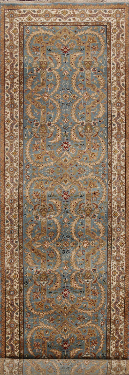 100% Vegetable Dye Ziegler Oriental Runner Rug 3x13