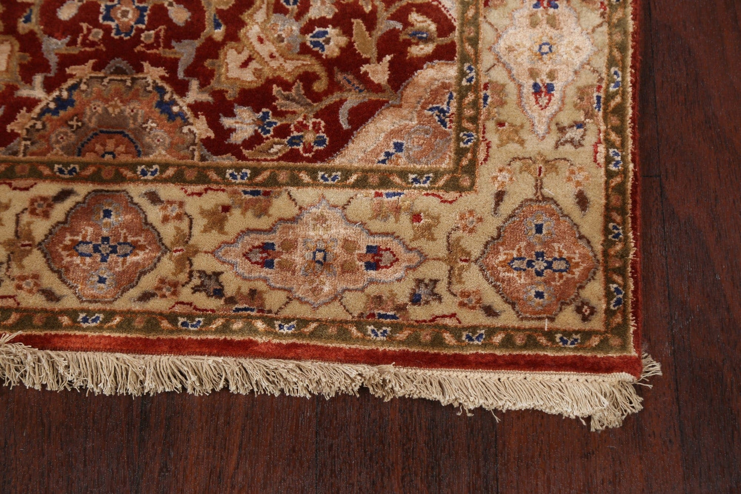 100% Vegetable Dye Fine Agra Oriental Runner Rug 3x10