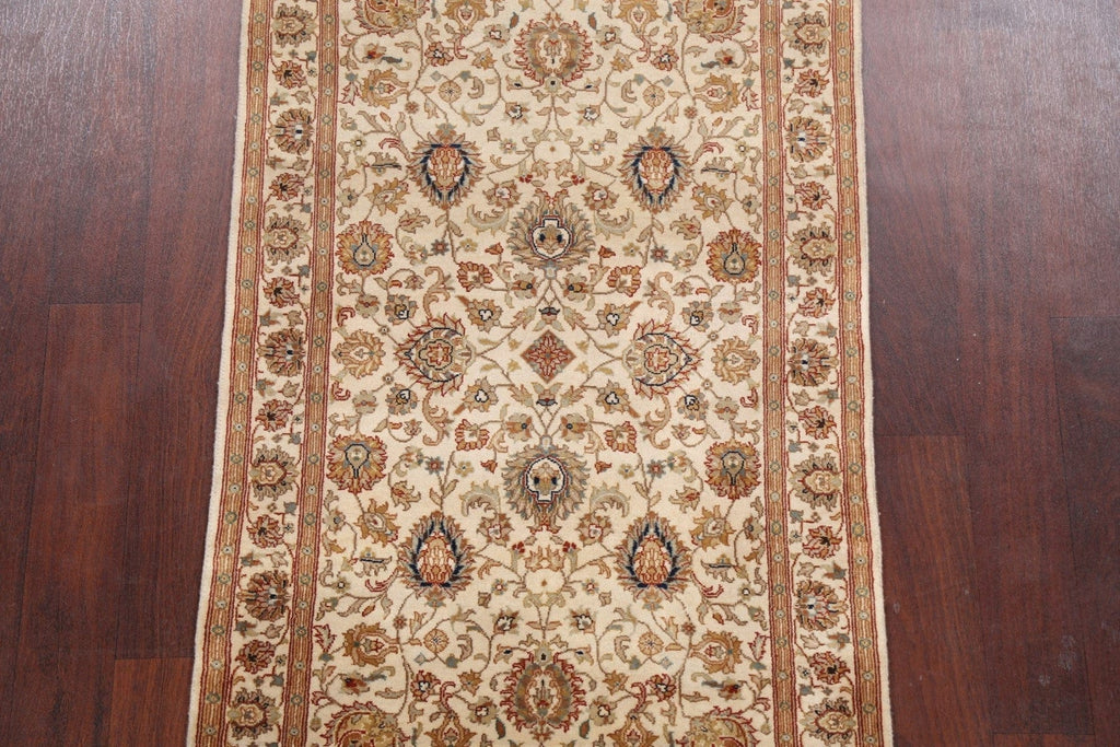 100% Vegetable Dye Floral Fine Agra Oriental Area Rug 3x5