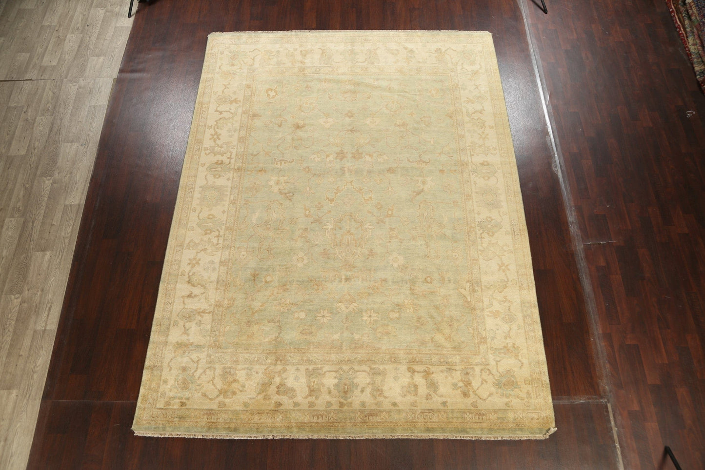 100% Vegetable Dye Floral Oushak Oriental Area Rug 9x12