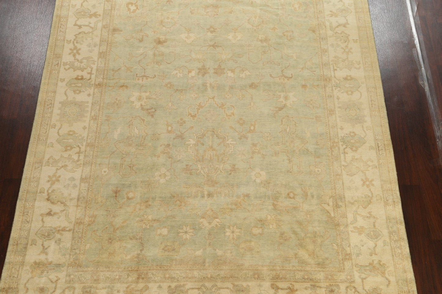 100% Vegetable Dye Floral Oushak Oriental Area Rug 9x12