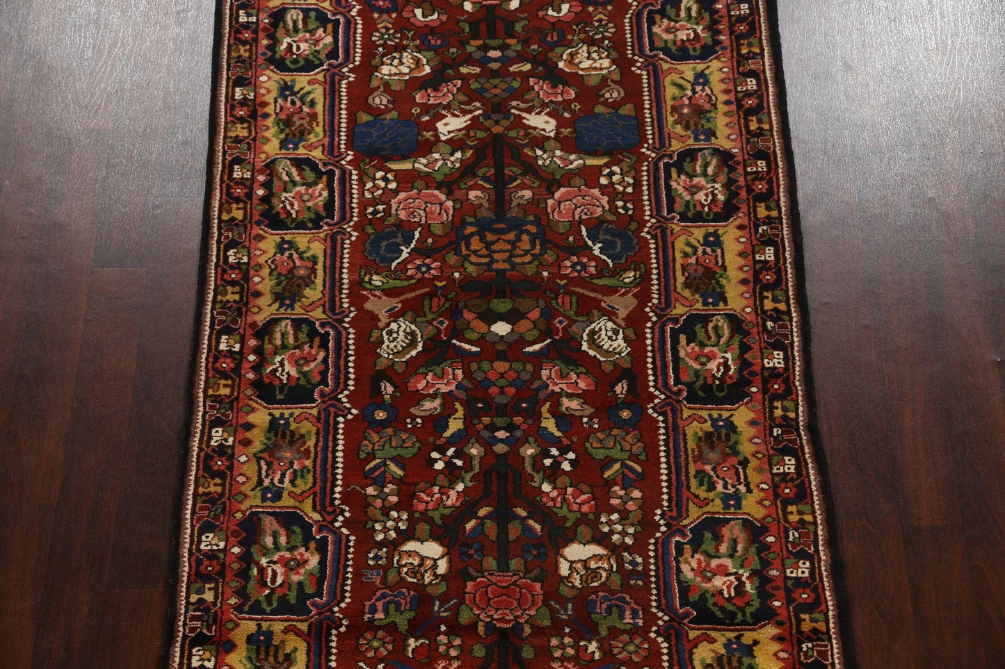 Floral Bakhtiari Persian Area Rug 5x13