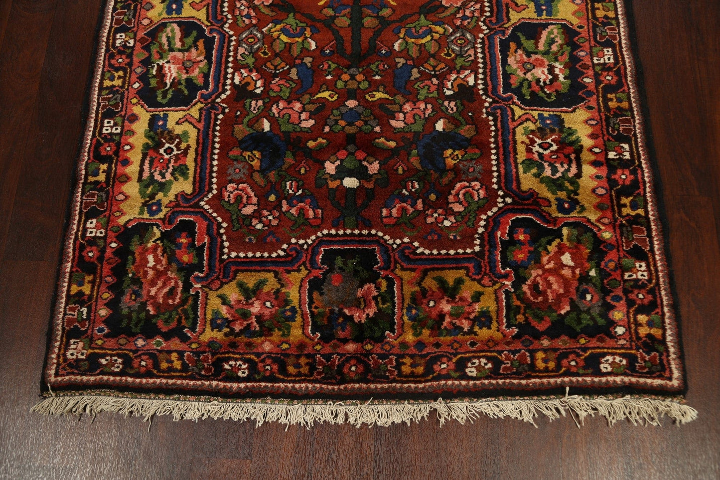 Floral Bakhtiari Persian Area Rug 5x13