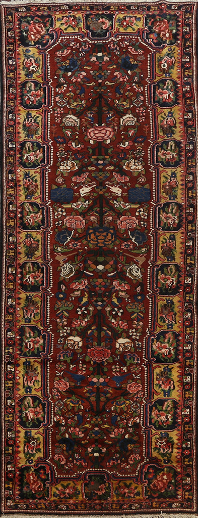 Floral Bakhtiari Persian Area Rug 5x13