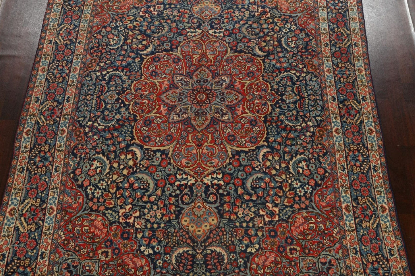 Antique 100% Vegetable Dye Khoy Persian Rug 9x13