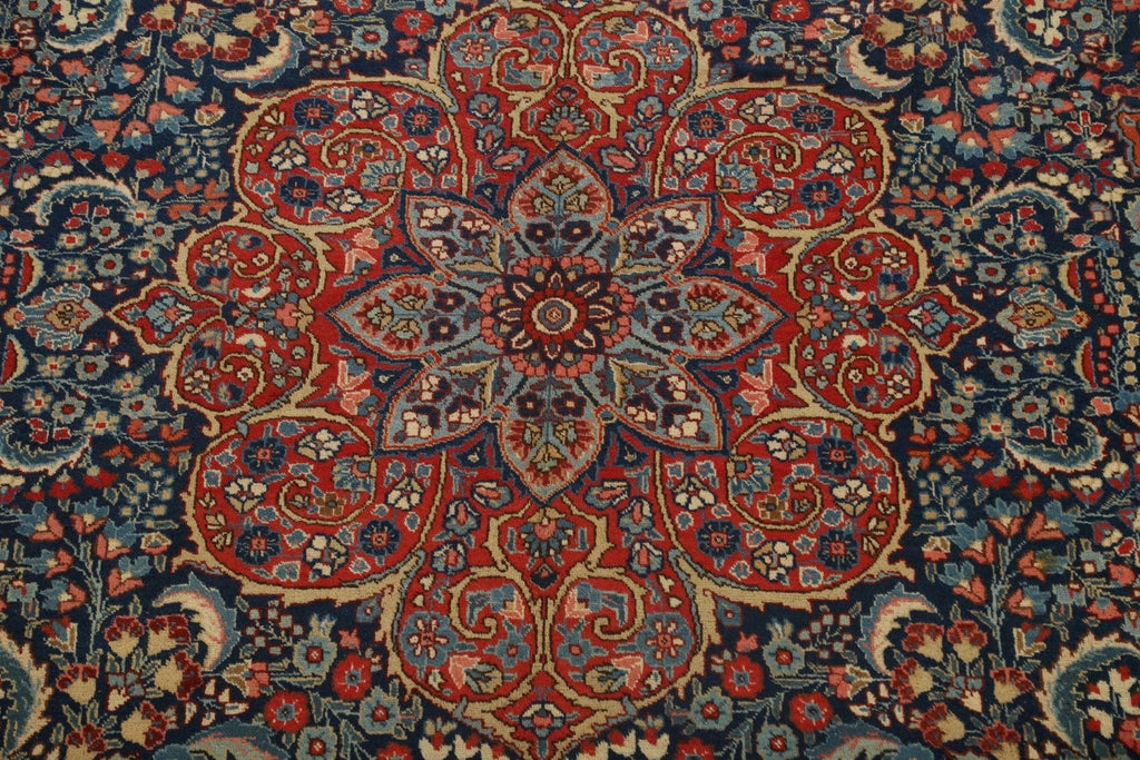 Antique 100% Vegetable Dye Khoy Persian Rug 9x13