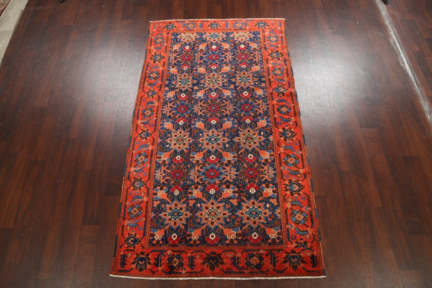 Antique 100% Vegetable Dye Malayer Persian Area Rug 4x7