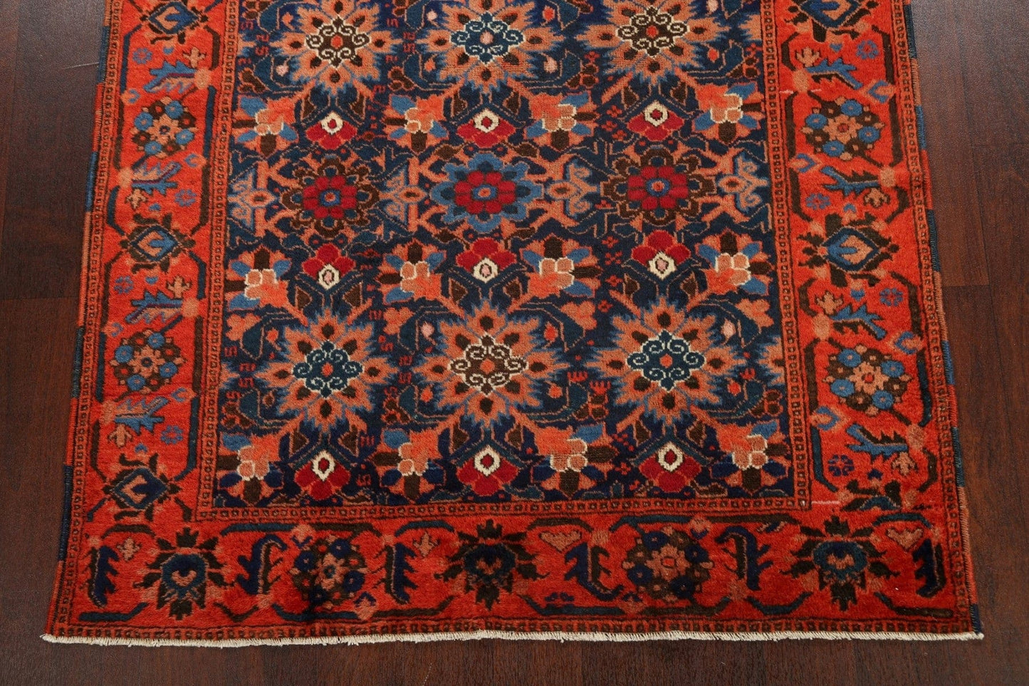 Antique 100% Vegetable Dye Malayer Persian Area Rug 4x7