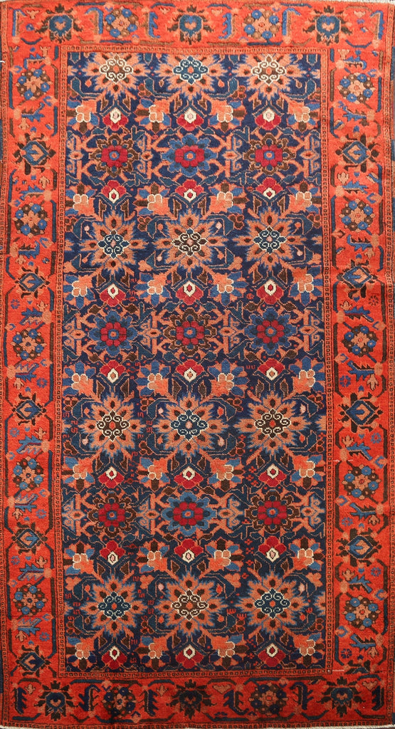 Antique 100% Vegetable Dye Malayer Persian Area Rug 4x7