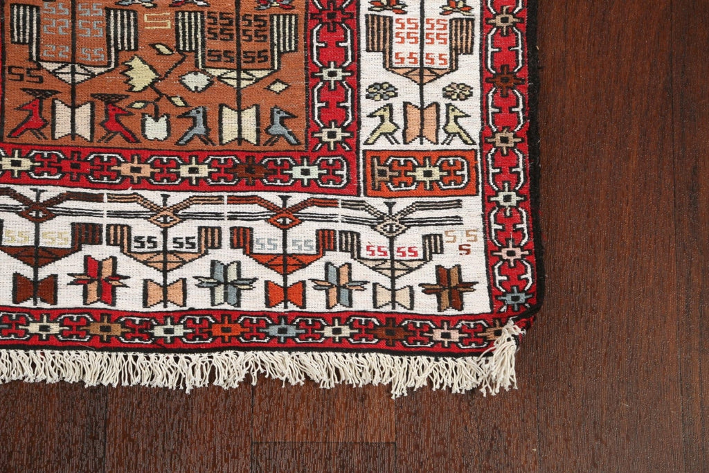 Vegetable Dye Tribal Sumak Persian Area Rug 2x3