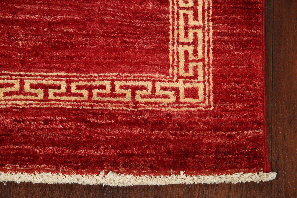 Contemporary Gabbeh Kashkoli Oriental Runner Rug 2x5