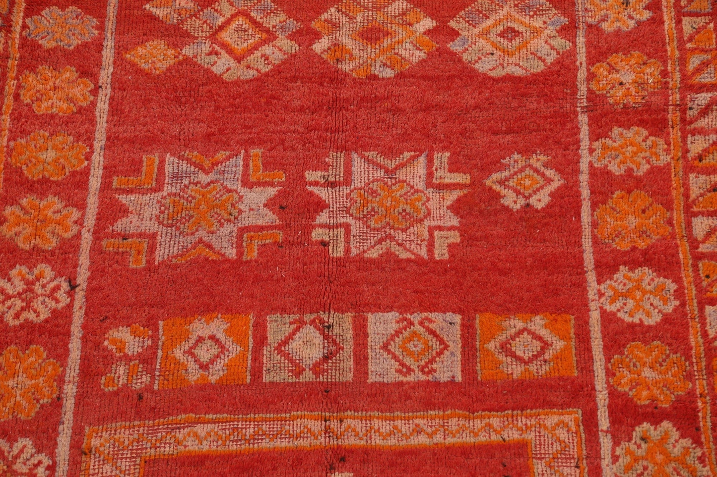 Antique Tribal Moroccan Oriental Runner Rug 6x18