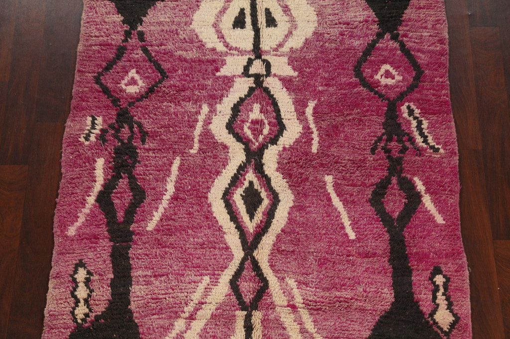 Tribal Moroccan Oriental Area Rug 5x8