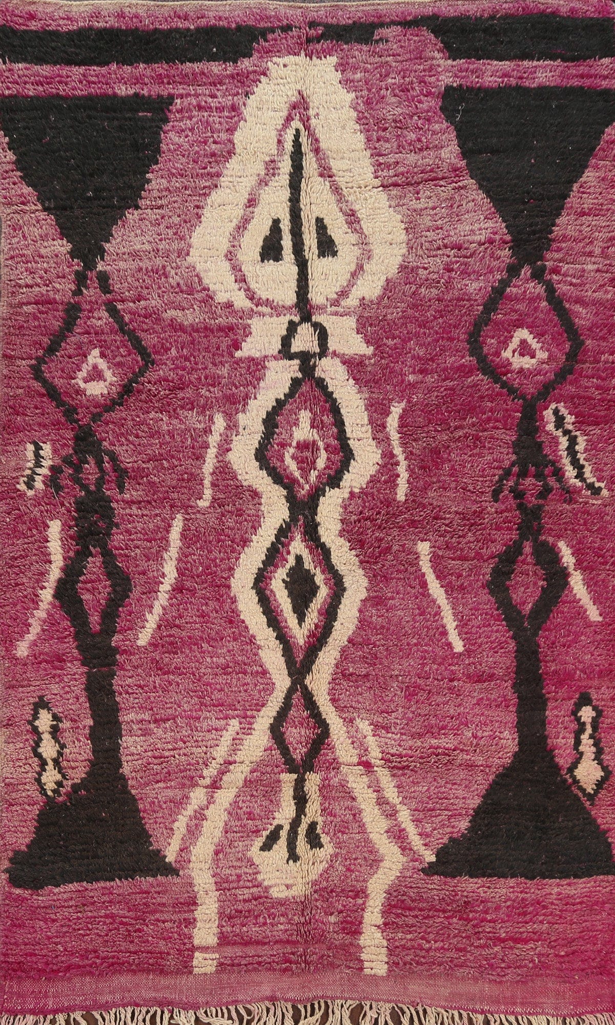 Tribal Moroccan Oriental Area Rug 5x8