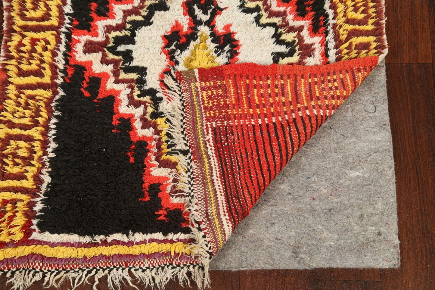 Tribal Geometric Moroccan Oriental Runner Rug 3x10