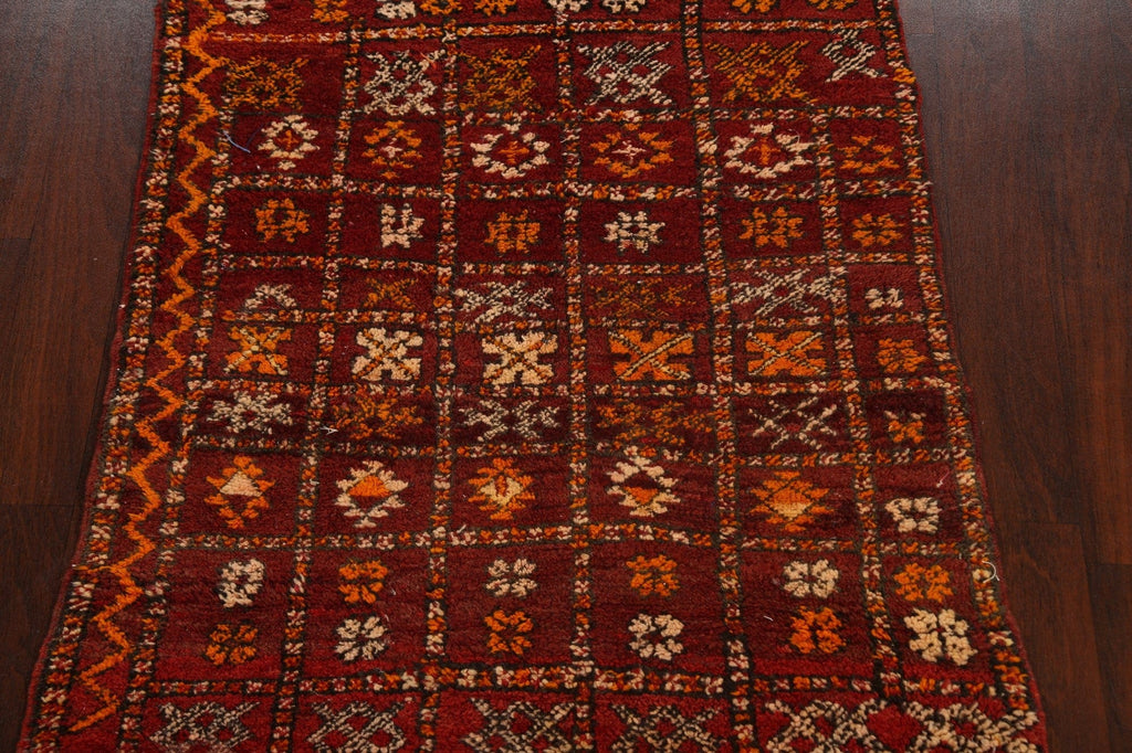 Tribal Moroccan Oriental Area Rug 4x6