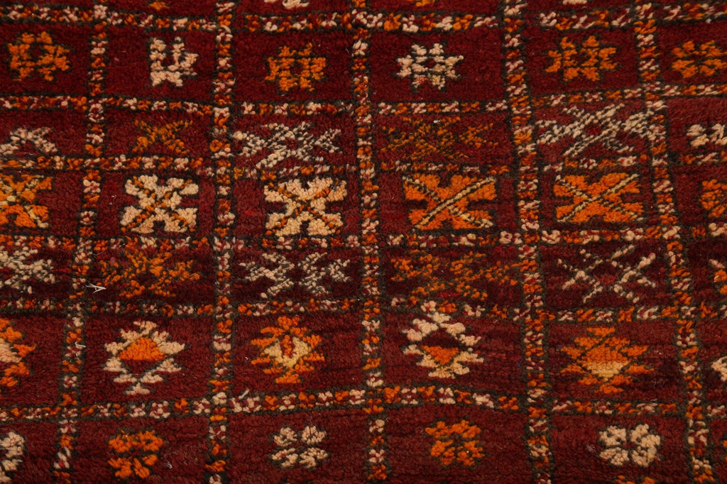 Tribal Moroccan Oriental Area Rug 4x6