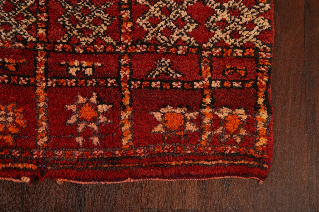 Tribal Moroccan Oriental Area Rug 4x6