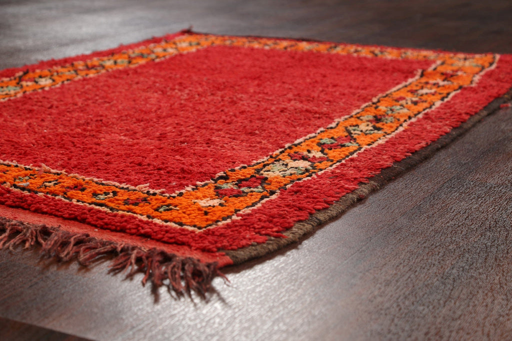 Tribal Moroccan Oriental Area Rug 4x5