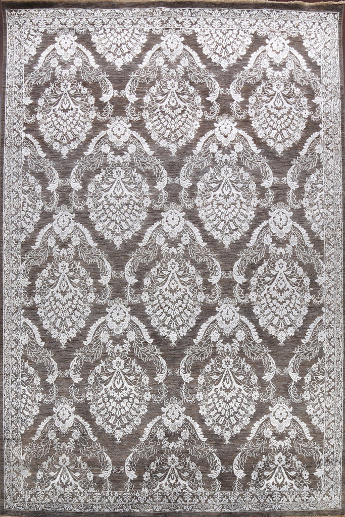 All-Over Floral Versace Oriental Area Rug 9x12