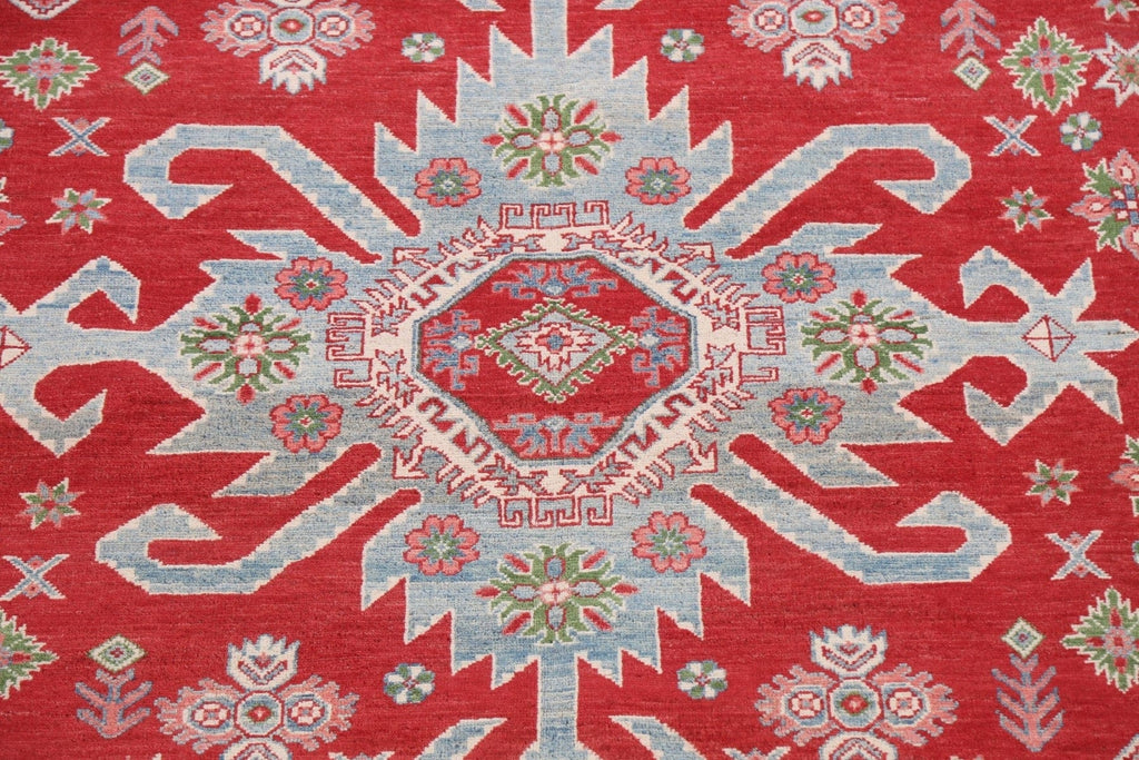 Geometric Kazak Oriental Area Rug 9x12