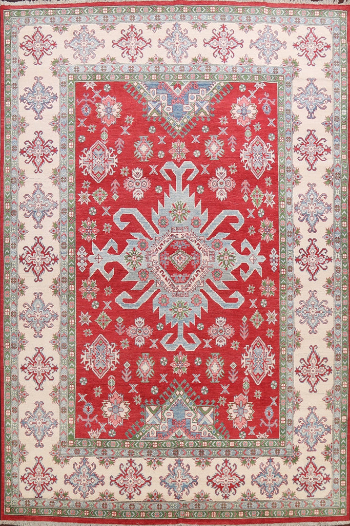 Geometric Kazak Oriental Area Rug 9x12