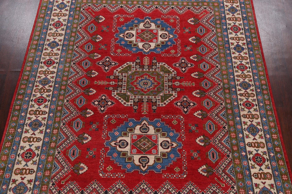 Geometric Kazak Oriental Area Rug 8x10