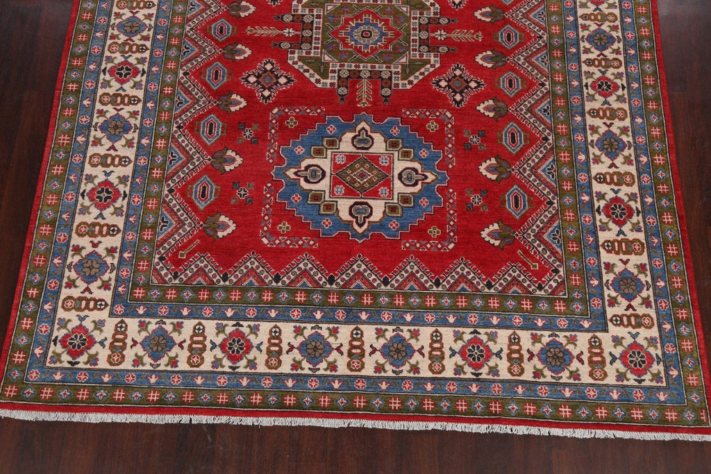 Geometric Kazak Oriental Area Rug 8x10