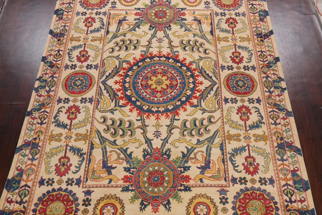 Geometric Kazak Oriental Area Rug 8x12