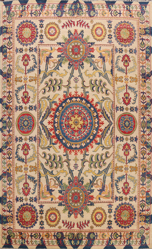 Geometric Kazak Oriental Area Rug 8x12