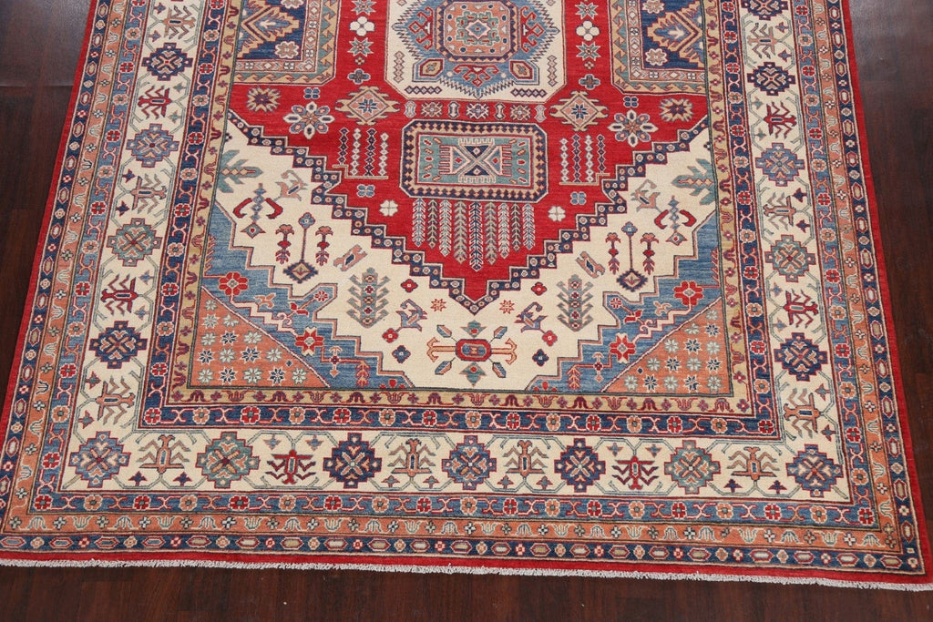 Geometric Kazak Oriental Area Rug 8x12