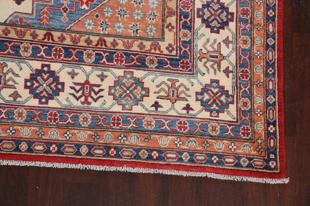 Geometric Kazak Oriental Area Rug 8x12