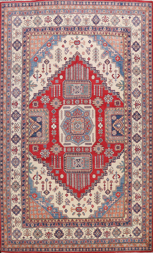 Geometric Kazak Oriental Area Rug 8x12