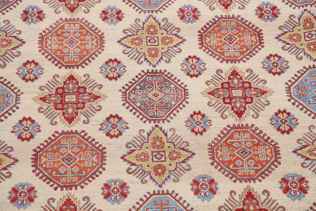 Geometric Kazak Oriental Area Rug 9x13