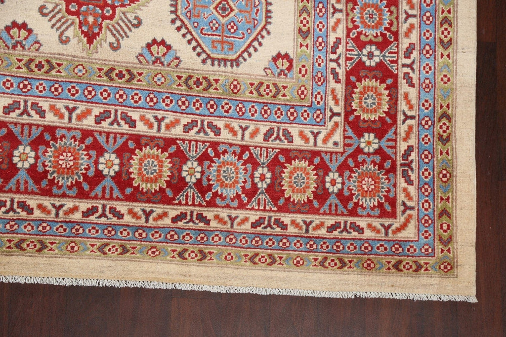 Geometric Kazak Oriental Area Rug 9x13