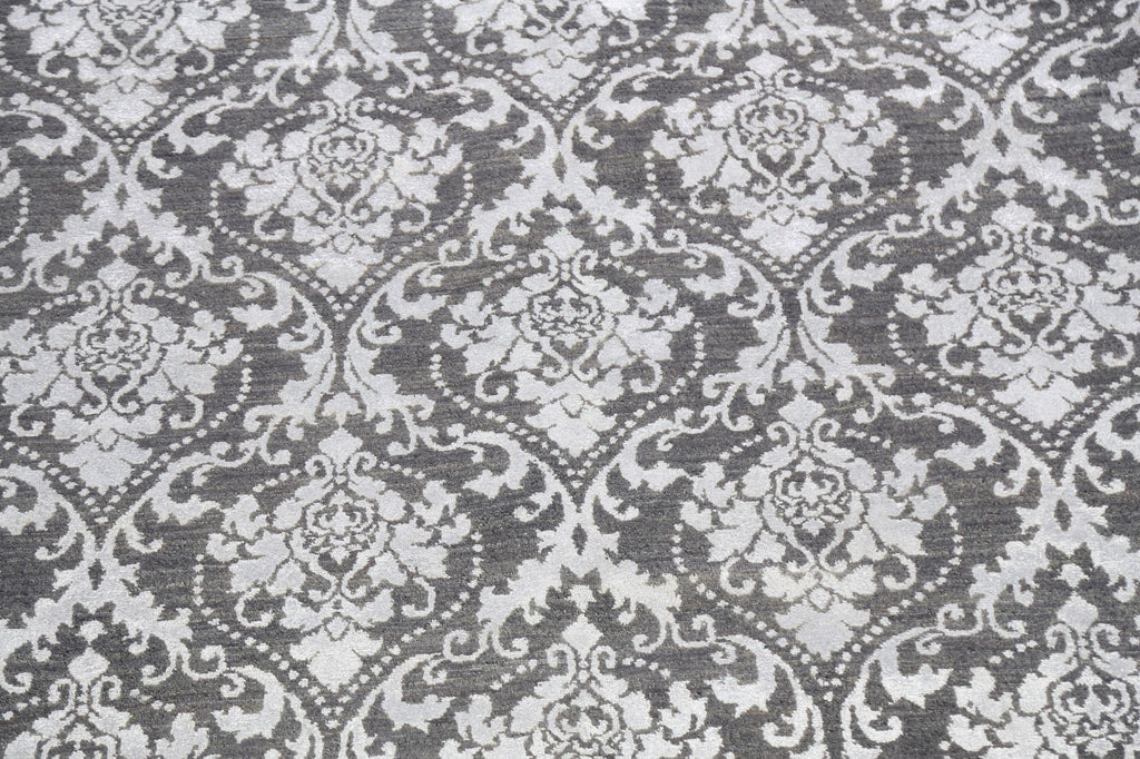 100% Vegetable Dye All-Over Versace Oriental Area Rug 9x12