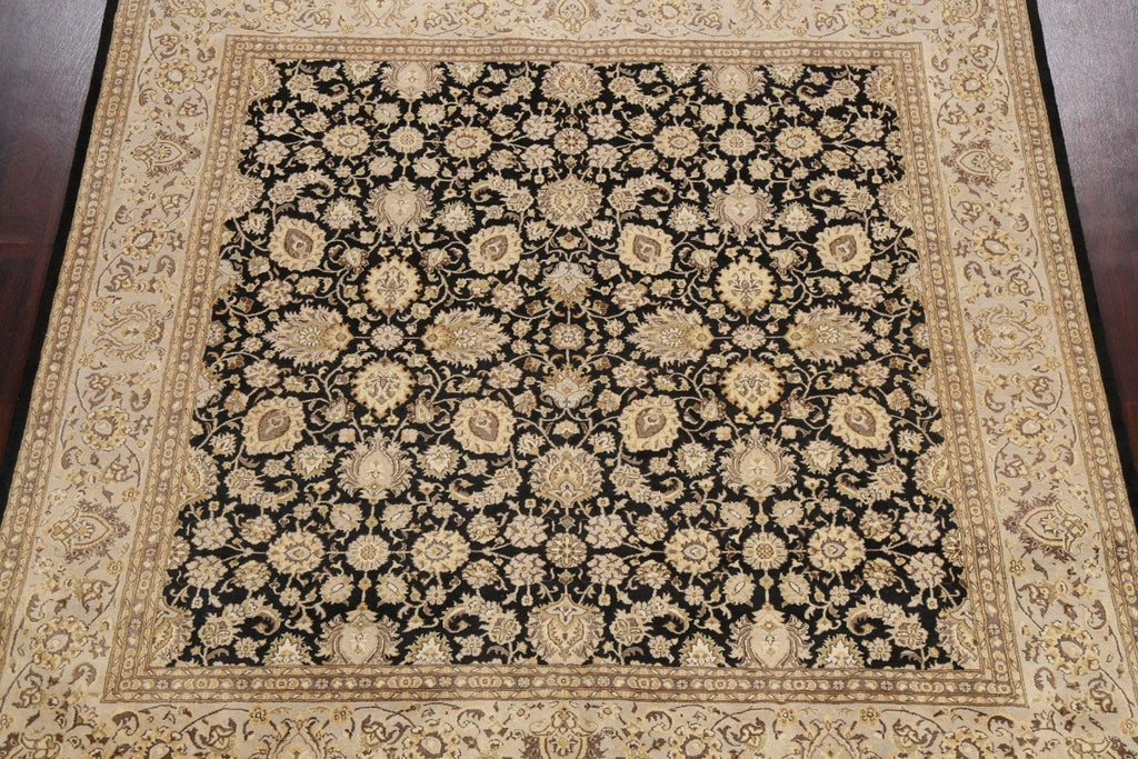 100% Vegetable Dye Square Peshawar Chobi Oriental Area Rug 8x8