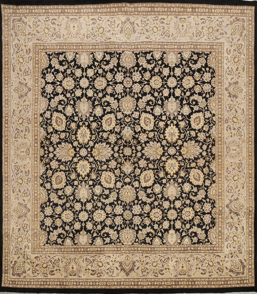 100% Vegetable Dye Square Peshawar Chobi Oriental Area Rug 8x8