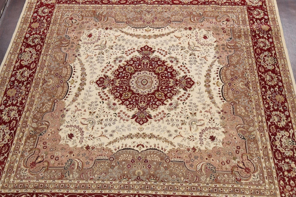 100% Vegetable Dye Royal Tabriz Oriental Area Rug 10x11