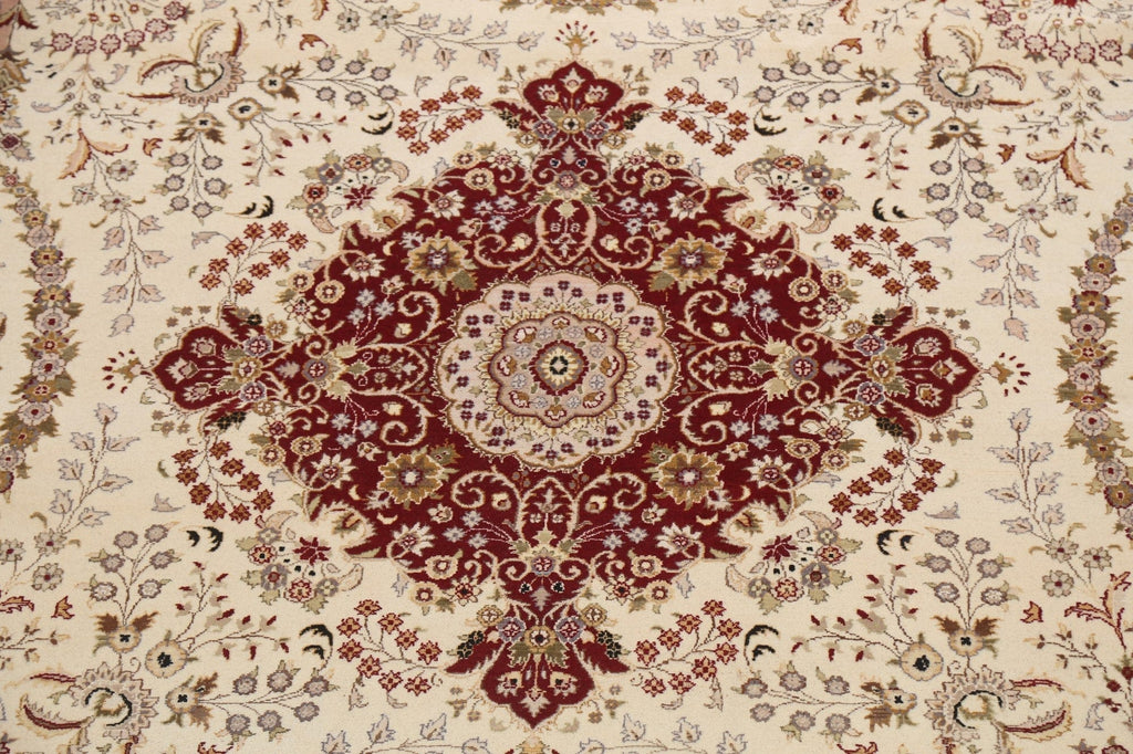 100% Vegetable Dye Royal Tabriz Oriental Area Rug 10x11