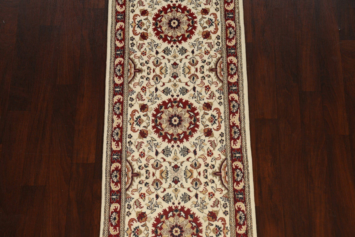 Vegetable Dye Floral Royal Tabriz Oriental Runner Rug 3x8