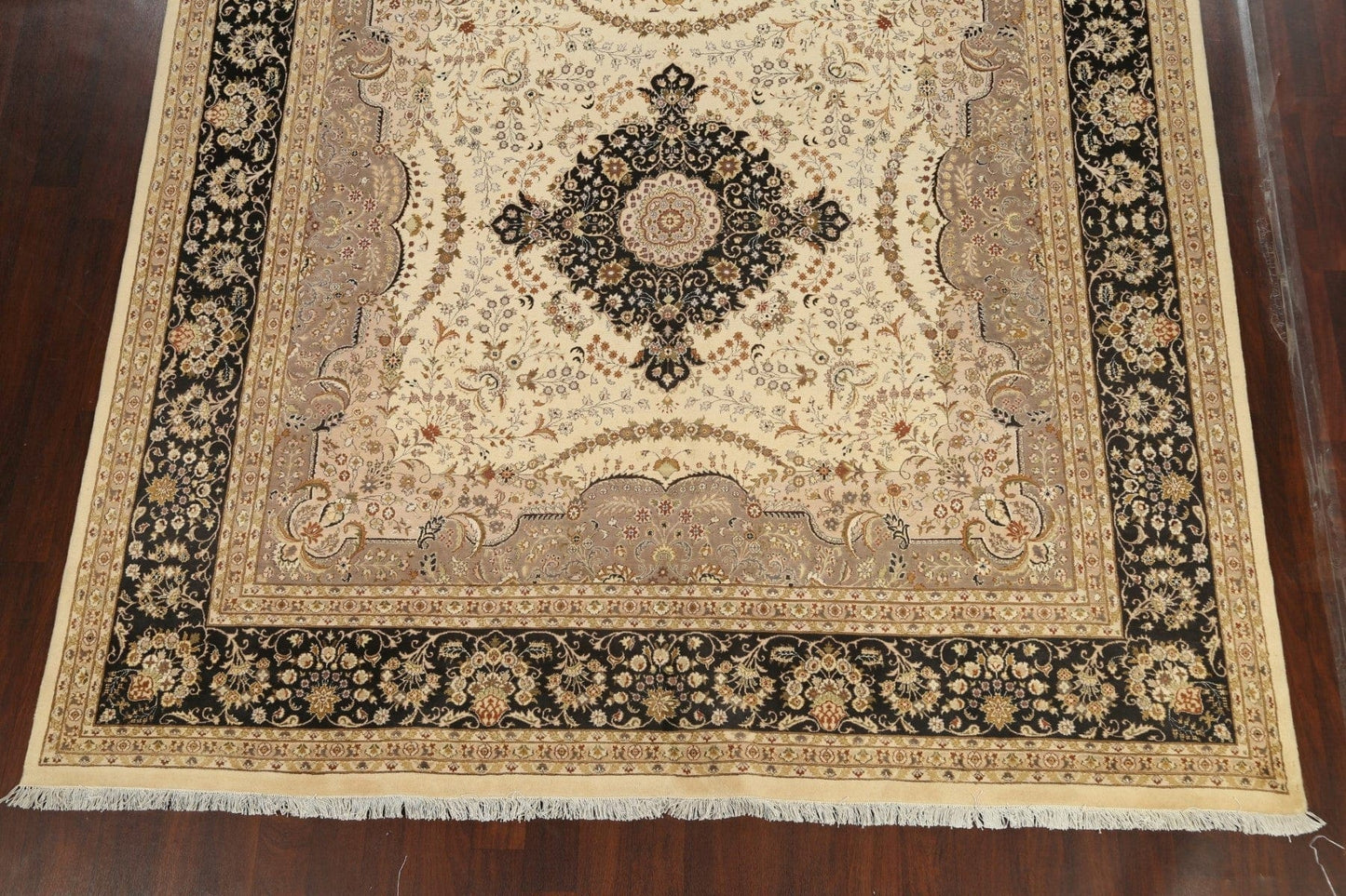 Square Vegetable Dye Royal Tabriz Oriental Area Rug 10x10