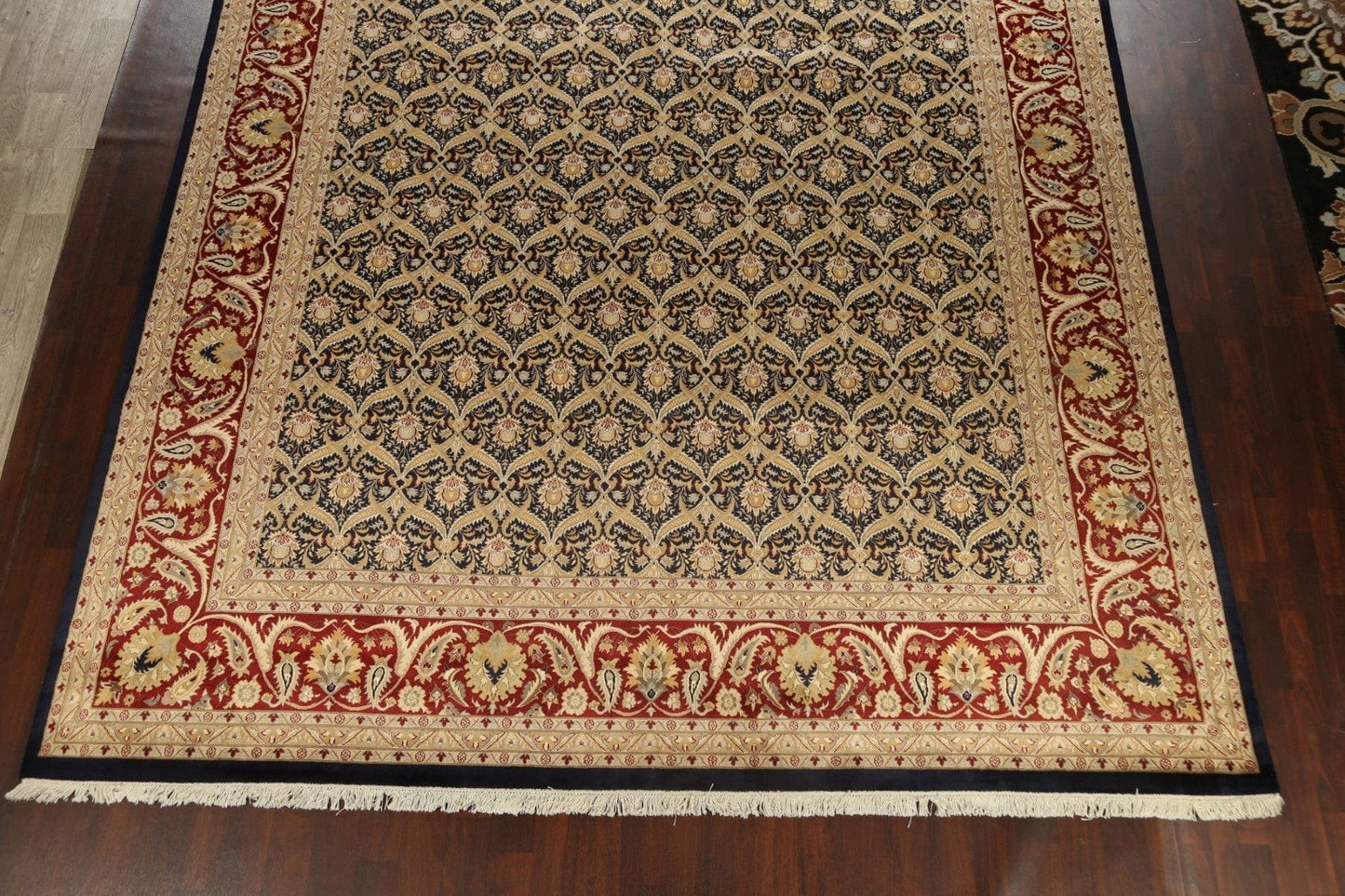 100% Vegetable Dye Royal Tabriz Oriental Area Rug 12x13