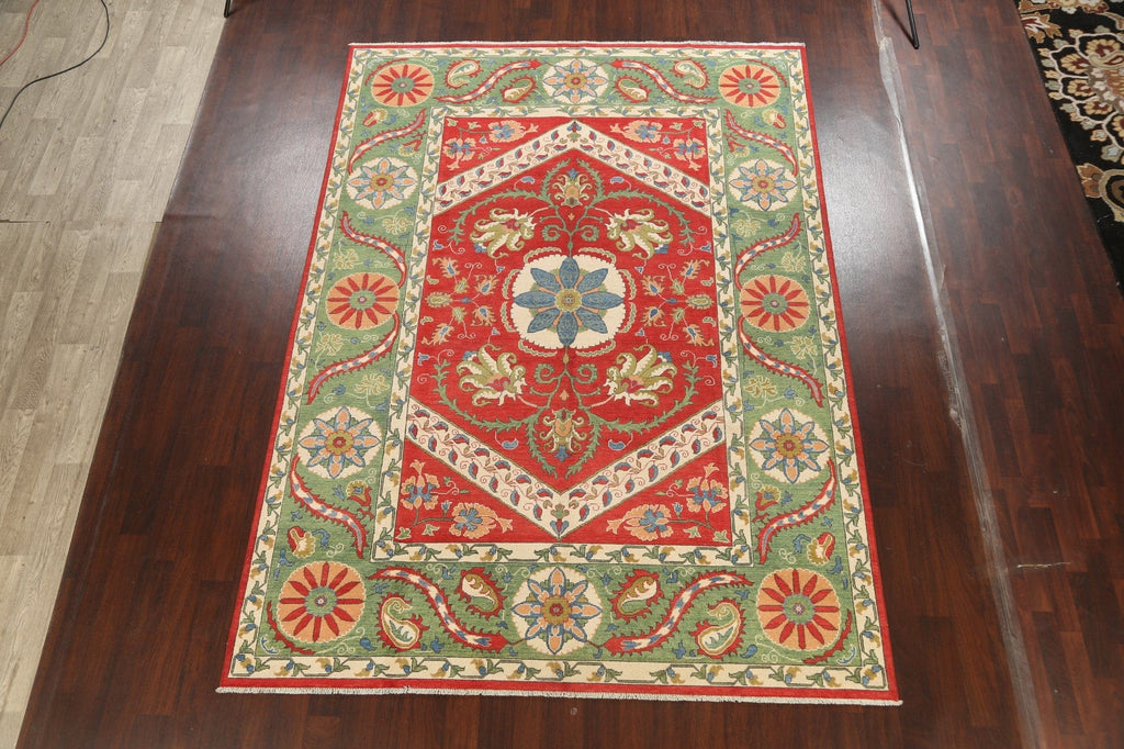 Floral Kazak Oriental Area Rug 8x11