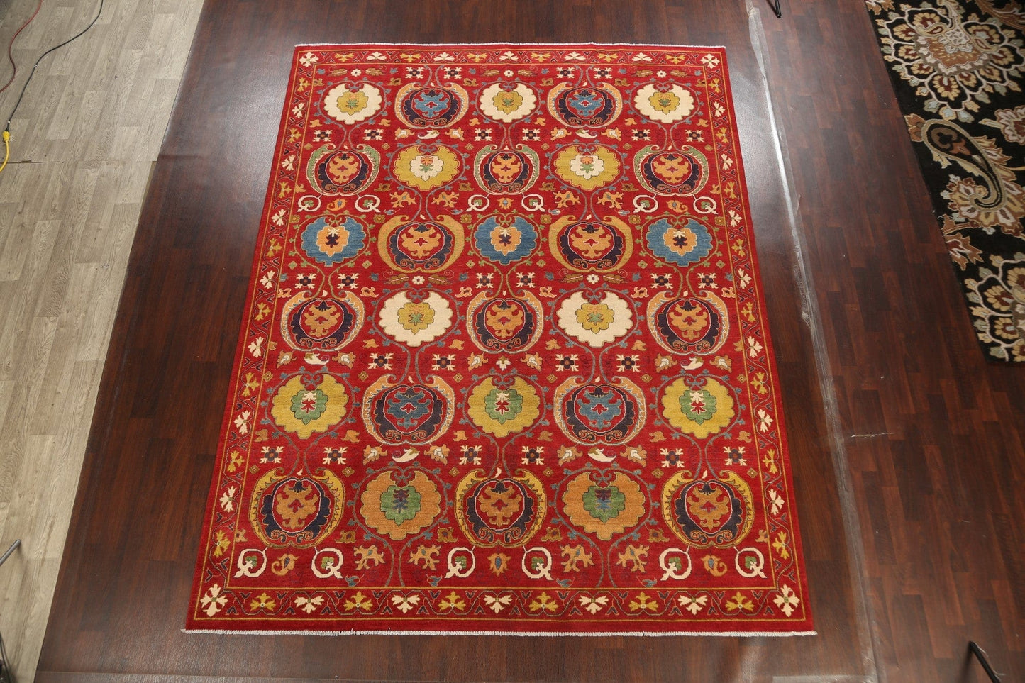 All-Over Floral Kazak Oriental Area Rug 9x12