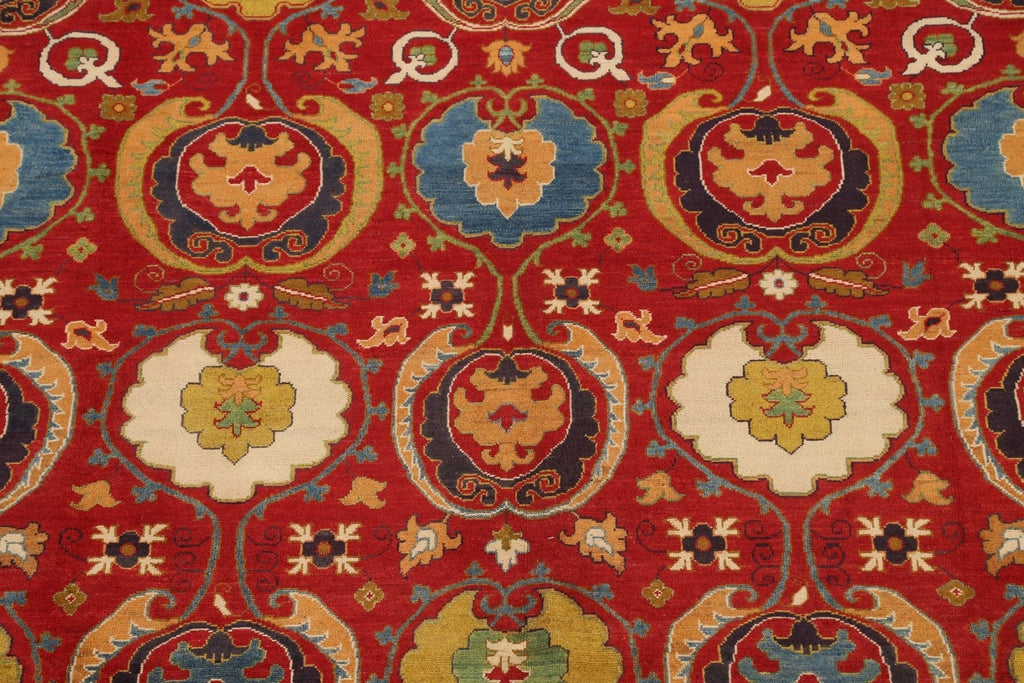 All-Over Floral Kazak Oriental Area Rug 9x12