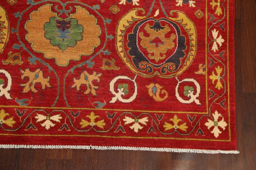 All-Over Floral Kazak Oriental Area Rug 9x12