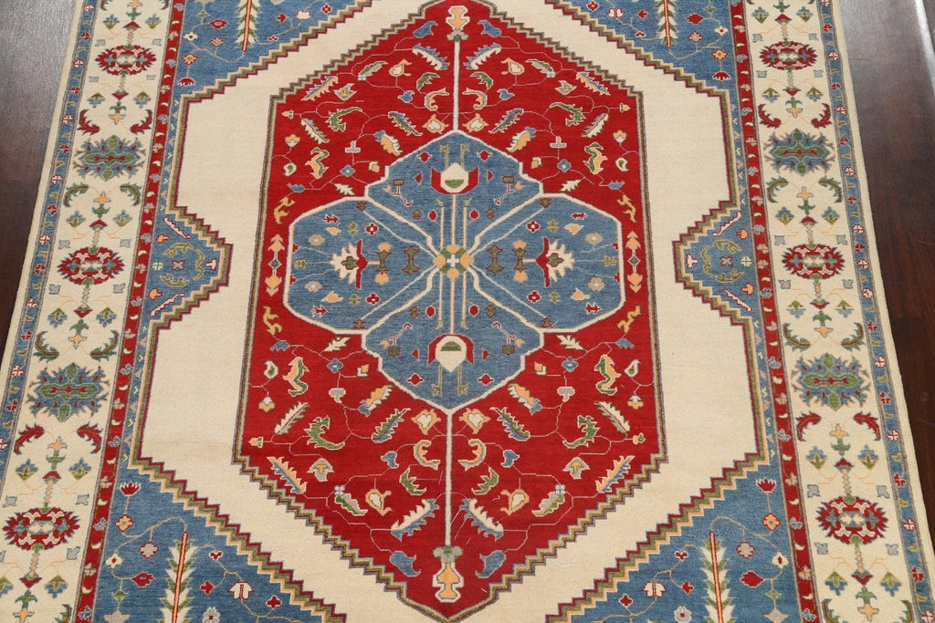 Vegetable Dye Kazak Oriental Area Rug 9x12