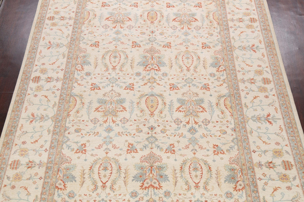 Vegetable Dye Sultanabad Ziegler Oriental Area Rug 9x12